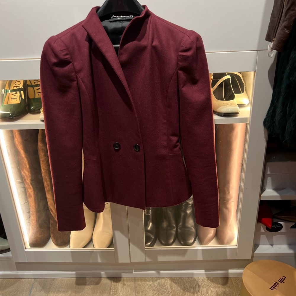 Gucci Women's Burgundy Jacket size 38